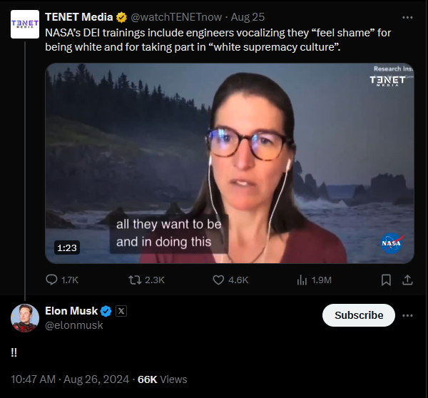 P_Kallioniemi's tweet photo. And of course Elon has boosted posts by the Kremlin-paid TENET Media, actually just ten days ago. https://t.co/UEkfGXT4YB
