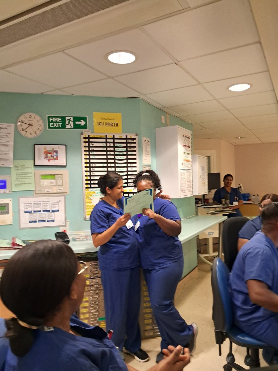 In recognition of appreciation received from a patient via feedback for  providing outstanding care. Thank you for your hard work and dedication. Well done 👏