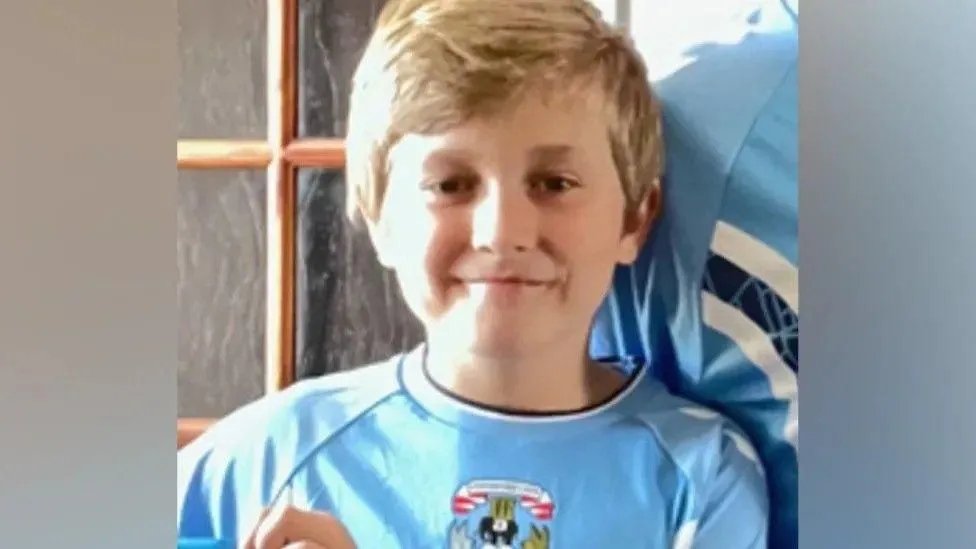 daveatherton's tweet photo. In Coventry allegedly Latvian Dolars Aleksanders, 21 knocked down & killed Keaton Slater, 12 (left) on 14 June in his BMW. Aleksanders has fled the country. 

One of my followers, who lives in the same street, has asked me to point out his parents, Louise & Clint,  have started a petition to have him extradited. It has 58,874 signatures. 
https://t.co/mesjNVLyHO