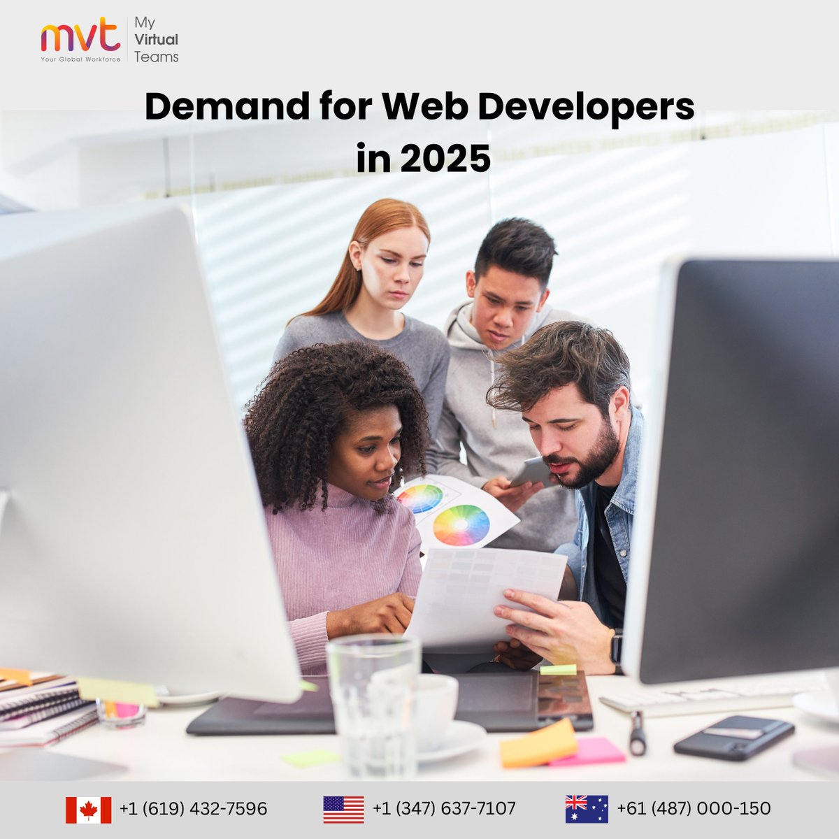 myvirtualteams's tweet image. As we approach 2025, the digital landscape is shifting at a rapid pace! With advancements in AI, machine learning, and e-commerce, web developers are more essential than ever.👩💻👨💻
Read the Full Article🌐bit.ly/3ZgtbUL
#WebDevelopment #expertwebdevelopers #TechTrends