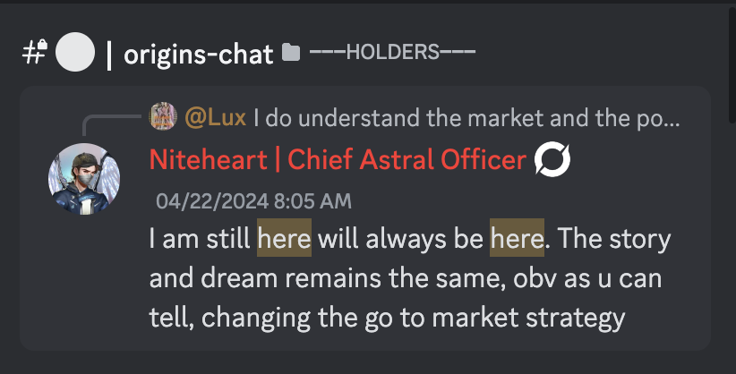 @Nitebearrr Still here will always be here🤡 thz for playing our <a href="/AviumWorld/">Avium</a> NFT now u are blocked.....First want be web3 Steam then pivot web3 Disney pivot Fortnite map nerds now pivot to?????? <a href="/berachain/">Berachain Foundation 🐻⛓</a> plz bewares of this team of Ruggers from Sgapore