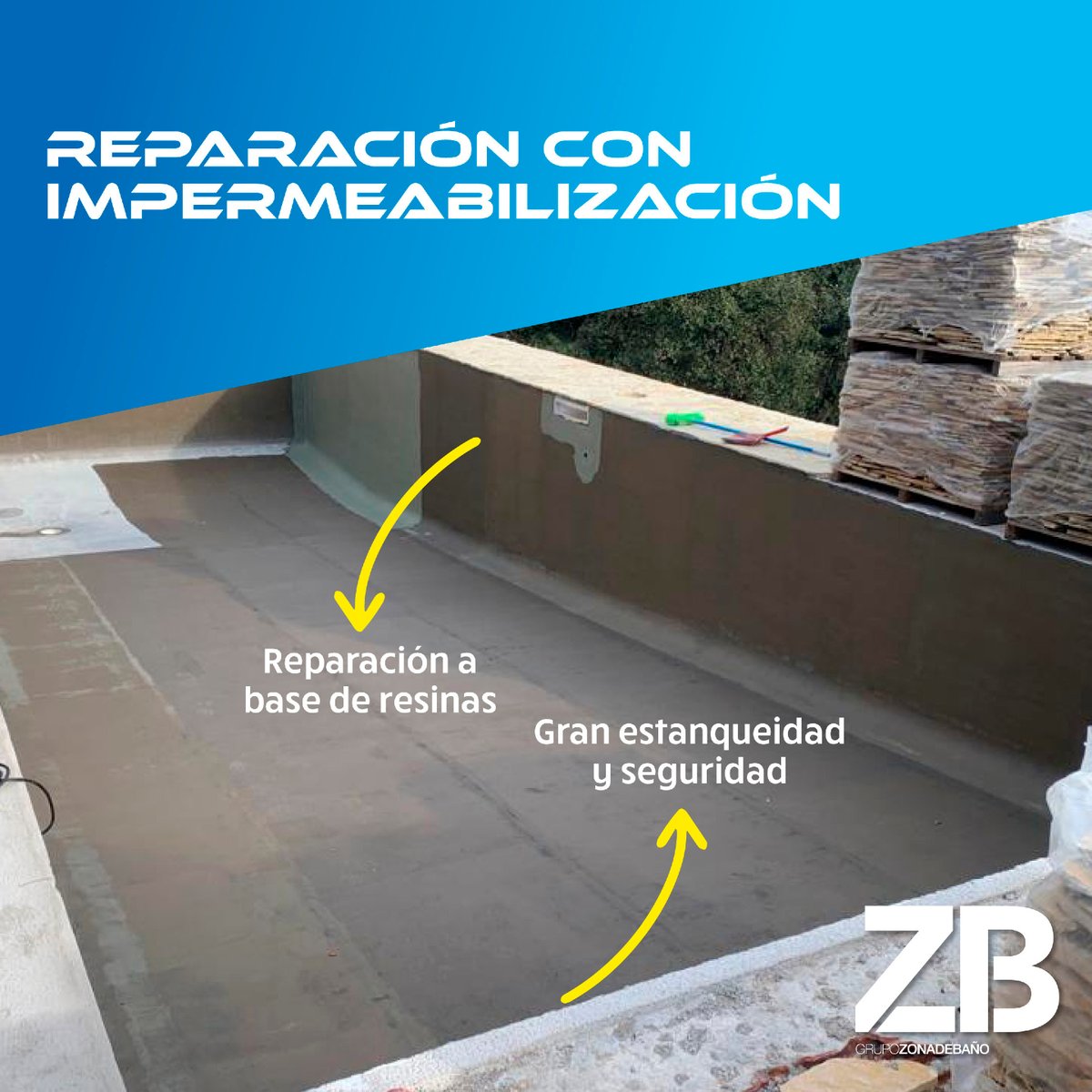 Sabías que puedes prolongar la vida de tu piscina de obra con una buena impermeabilización? 🏊‍♂️💪

Nuestras soluciones a base de resinas no solo garantizan la estanqueidad, sino que también mejoran la seguridad y evitan futuros problemas.🌞🛠️