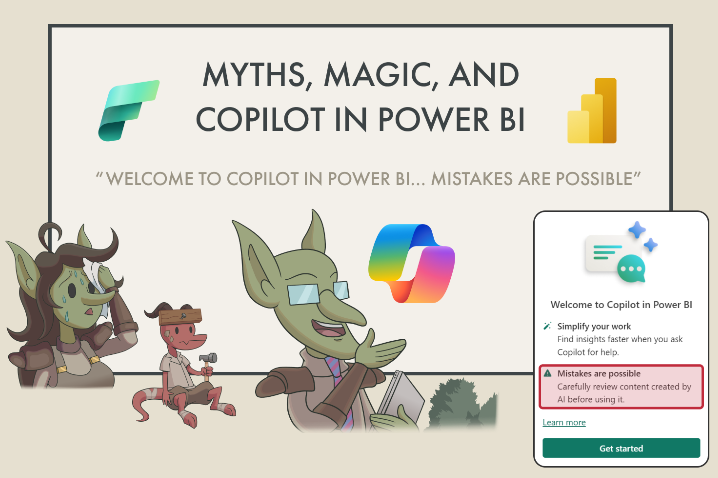 📝 Myths, Magic, and Copilot for Power BI
🔗 data-goblins.com/power-bi/copil…

❓ Explaining and evaluating #Copilot in #PowerBI and #MicrosoftFabric
❓ How it works, what it costs
❓ Walking through three different scenarios and asking "why would I use this"?

A 🧵 with a summary: