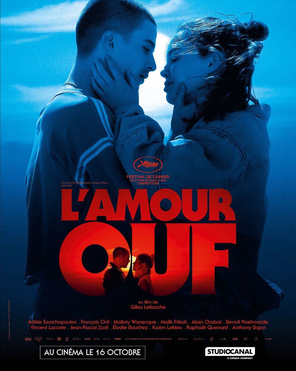 ❤️‍🔥 Jackie et Clotaire vivent L'AMOUR OUF. Découvrez les affiches finales du film événement de Gilles Lellouche, au cinéma le 16 octobre ! #lamourouf