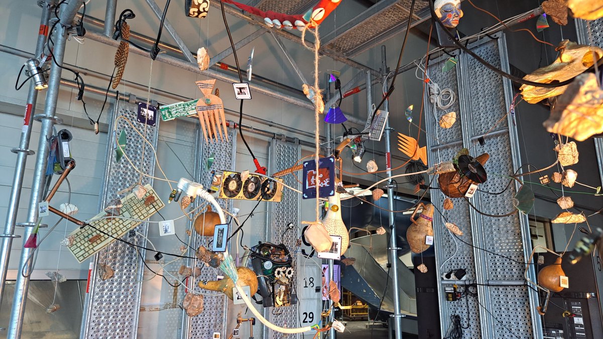 installation views from our project Dzata: The Institute of Technological Consciousness on show now <a href="/ArsElectronica/">Ars Electronica</a> <a href="/STARTSEU/">STARTS</a> #startsprizeafrica #arselectronica2024