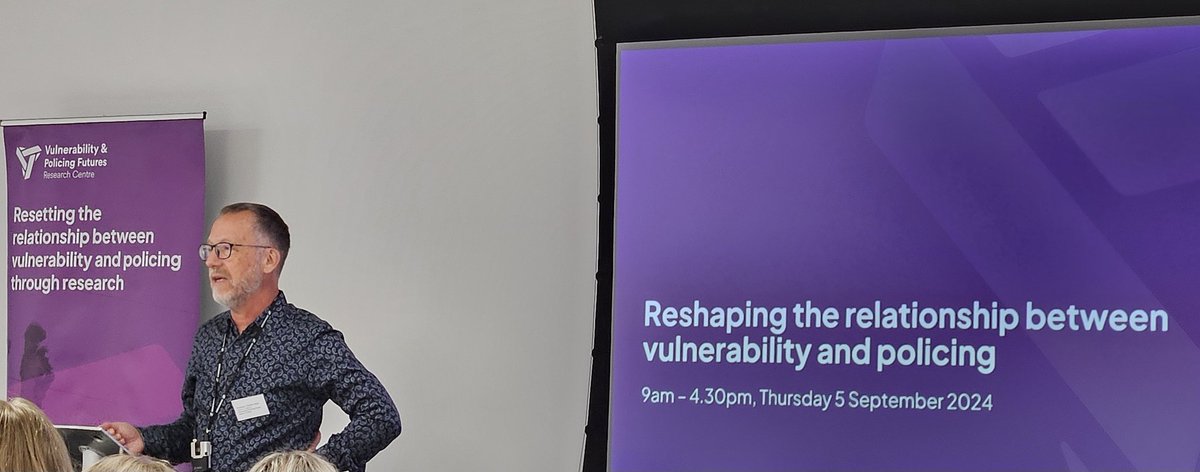 Isabelle Bartkowiak-Théron (@isabtkwk) on Twitter photo The extraordinary <a href="/charlielloyd7/">Charlie Lloyd</a> opening the conference, talking about the impressive opportunities offered by the <a href="/VP_Centre/">Vulnerability & Policing Futures Research Centre</a> to researchers, practitioners and policy makers.
Grateful to have spent the last two days working with the team in York and Leeds.
<a href="/TILES_UTAS/">Tasmanian Institute of Law Enforcement Studies</a> <a href="/GLEPHAssoc/">GLEPHA</a> The extraordinary <a href="/charlielloyd7/">Charlie Lloyd</a> opening the conference, talking about the impressive opportunities offered by the <a href="/VP_Centre/">Vulnerability & Policing Futures Research Centre</a> to researchers, practitioners and policy makers.
Grateful to have spent the last two days working with the team in York and Leeds.
<a href="/TILES_UTAS/">Tasmanian Institute of Law Enforcement Studies</a> <a href="/GLEPHAssoc/">GLEPHA</a>