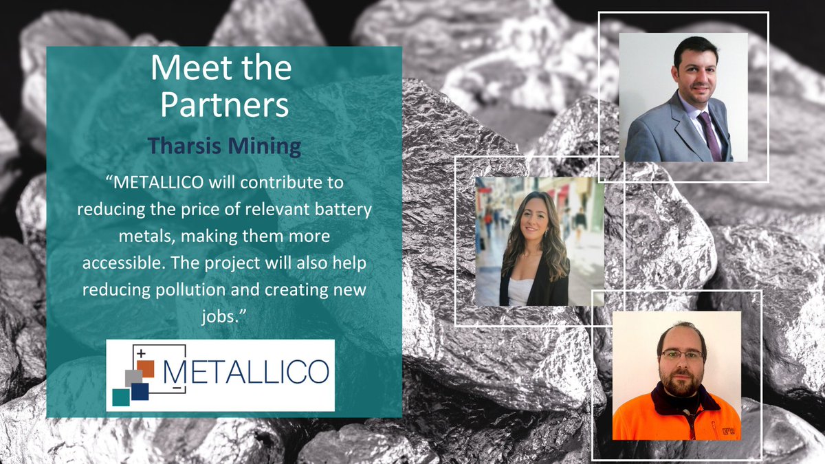 Tharsis Mining’s major duties in the #METALLICO project are related to  the COMAN process. Read in our interview on the blog what exactly they are doing,  what the COMAN process is about and why they  think the METALLICO project so important for the EU.

metallico-project.eu/Blog.html