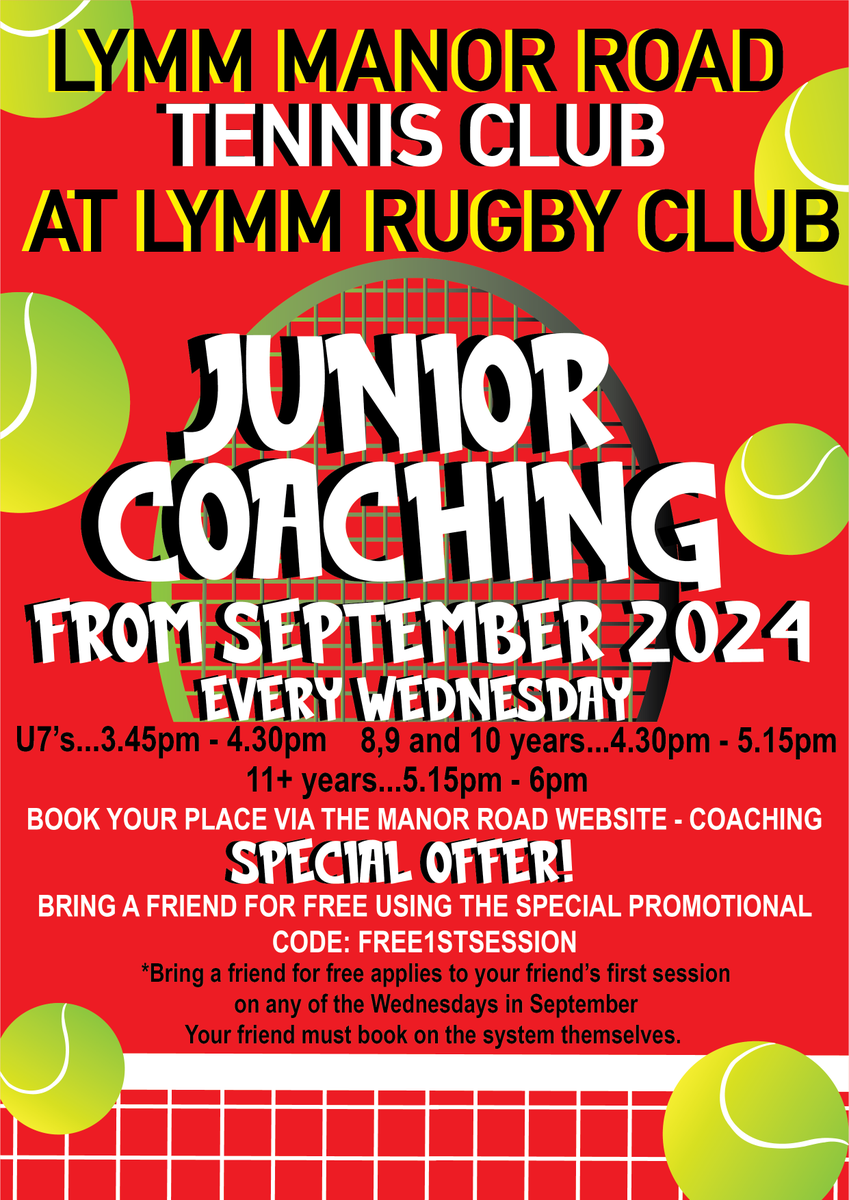 Manor Road Tennis Club - Lymm RUFC Tennis Section (@lymmtennis) on Twitter photo 