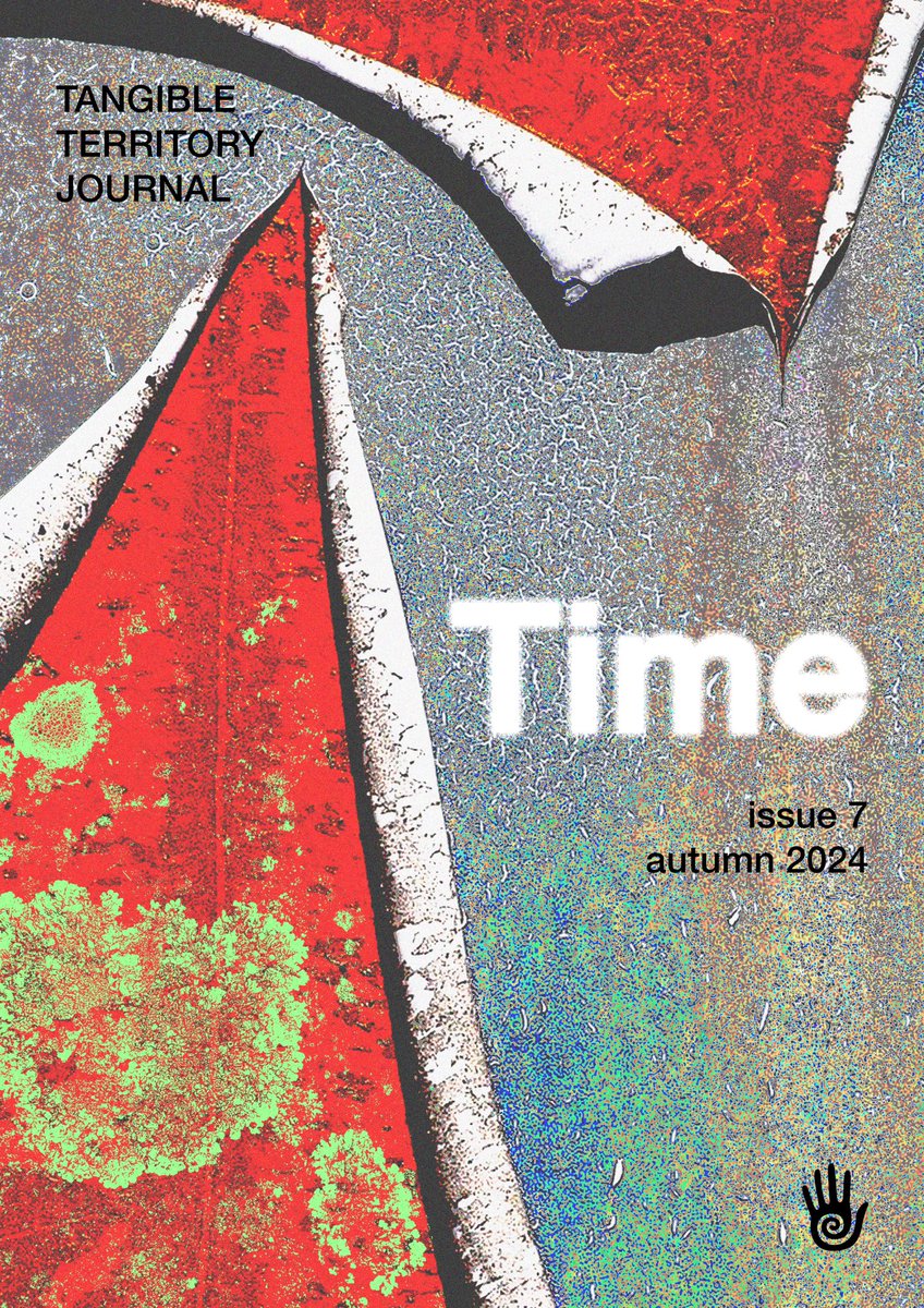 New issue of our journal is out, the theme is TIME. With wonderful contributions from artists, writers and scientists, including Robert Macfarlane, biologist Andreas Weber, cosmologist @R_Trotta and architect Juhani Pallasmaa. tangibleterritory.art/journal/issue-…