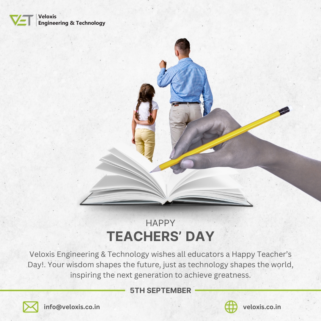 veloxistech's tweet image. This Teacher’s Day, Veloxis honors educators who inspire and guide us. Just as tech drives innovation, teachers drive progress through knowledge and motivation. #TeachersDay #InspireWithTech