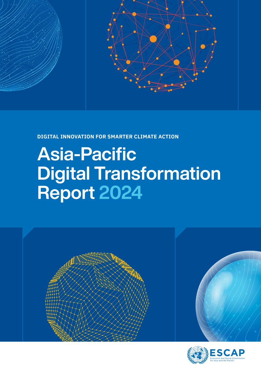 Lochoffs's tweet image. Asia-Pacific Digital Transformation Report 2024 | UNESCAP: unescap.org/kp/2024/asia-p…

Digital Innovation for Smarter Climate Action.

@UNESCAP  @UN 

#Digital4Dev #AsiaPacific #SDGs