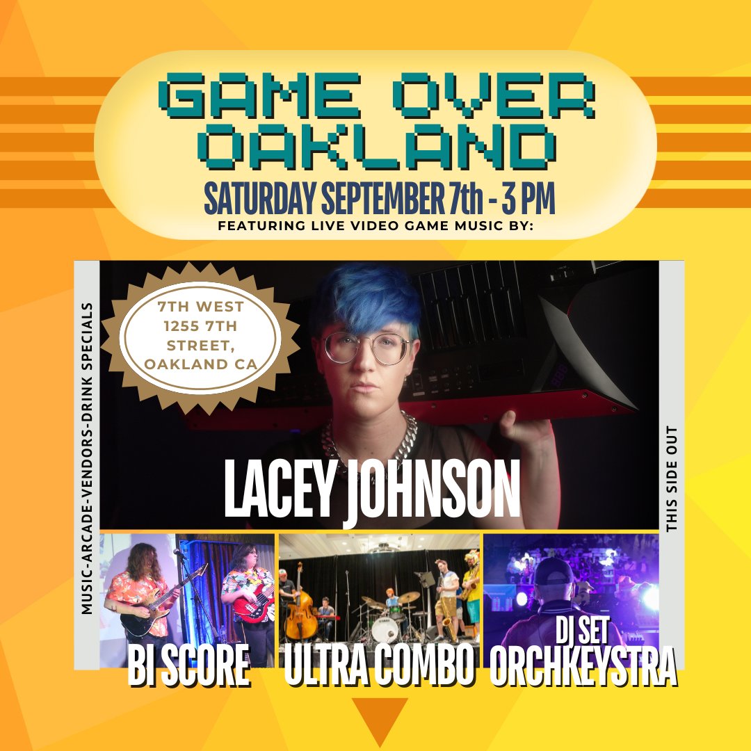 Hikums's tweet image. I will be tabling at Game Over Oakland, a video game music festival for all ages! Come join us for some live music! #indieArtists #handmade #smallbusiness

Tickets: eventbrite.com/e/game-over-oa…
Event Page: facebook.com/events/1832448…