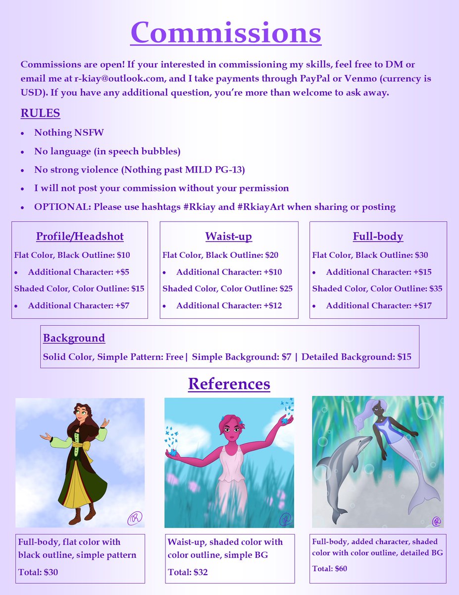 RuthHakobian's tweet image. πππ4 COMMISSIONS OPEN!πππ
If you or anyone else would like one of these commissions done, DM me and let me know. I'll be happy to work as closely as possible with my patrons to give you all the best art you can ask for!
ππ
#RkiayArt #commissionsopen #commissions