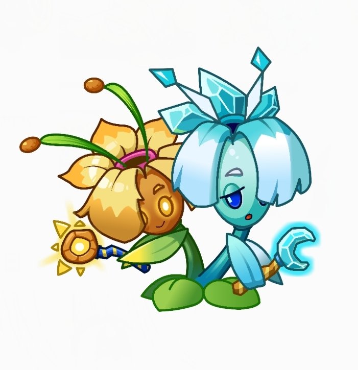 __Newspaper__'s tweet image. New Plant
-Twins Honeysuckle

#plantsvszombies #pvz2c #official