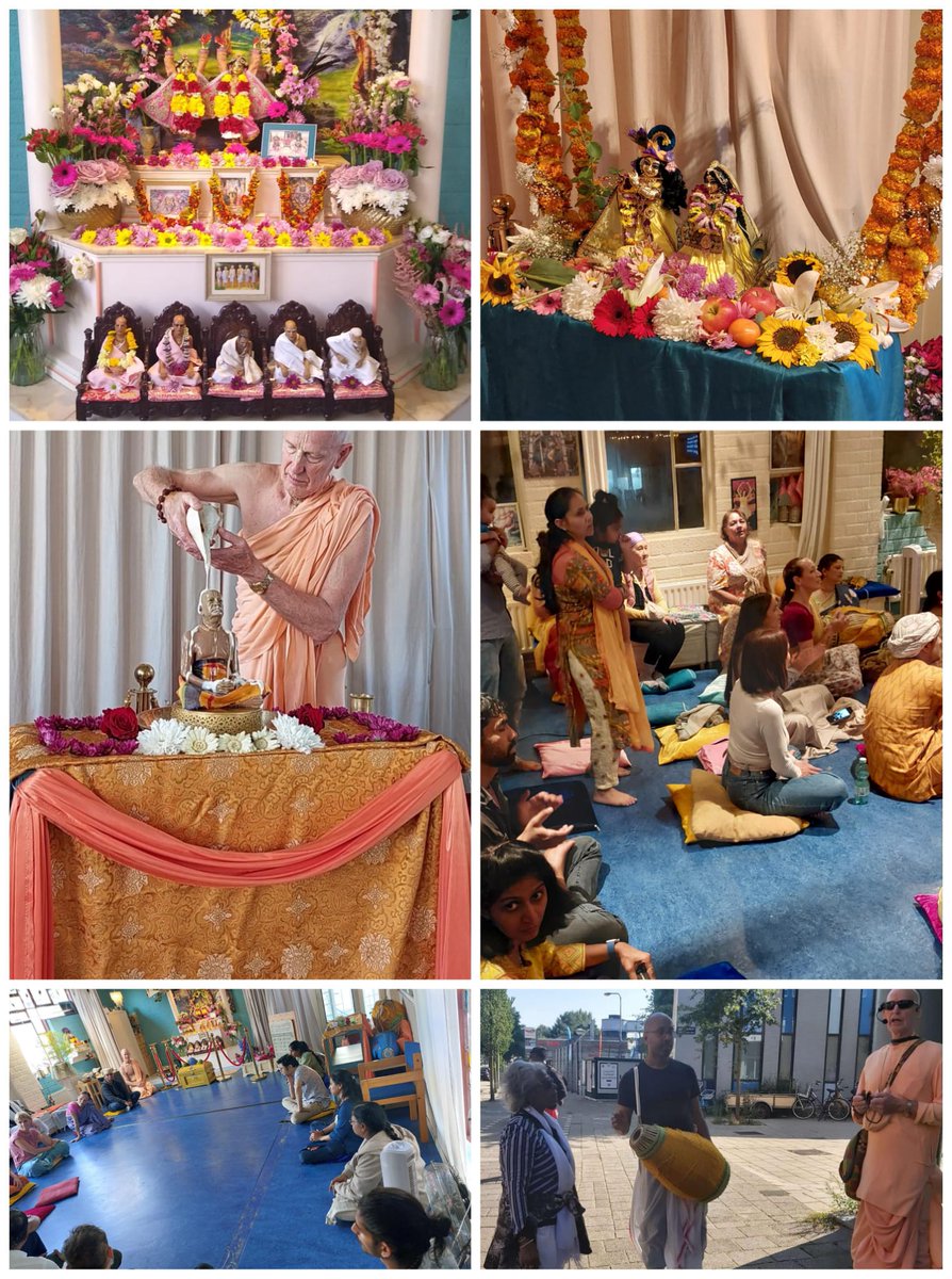 IskconAmsterdam's tweet photo. Janmashtami and Srila Prabhupada Appearance Day https://t.co/buwmKdhZrw