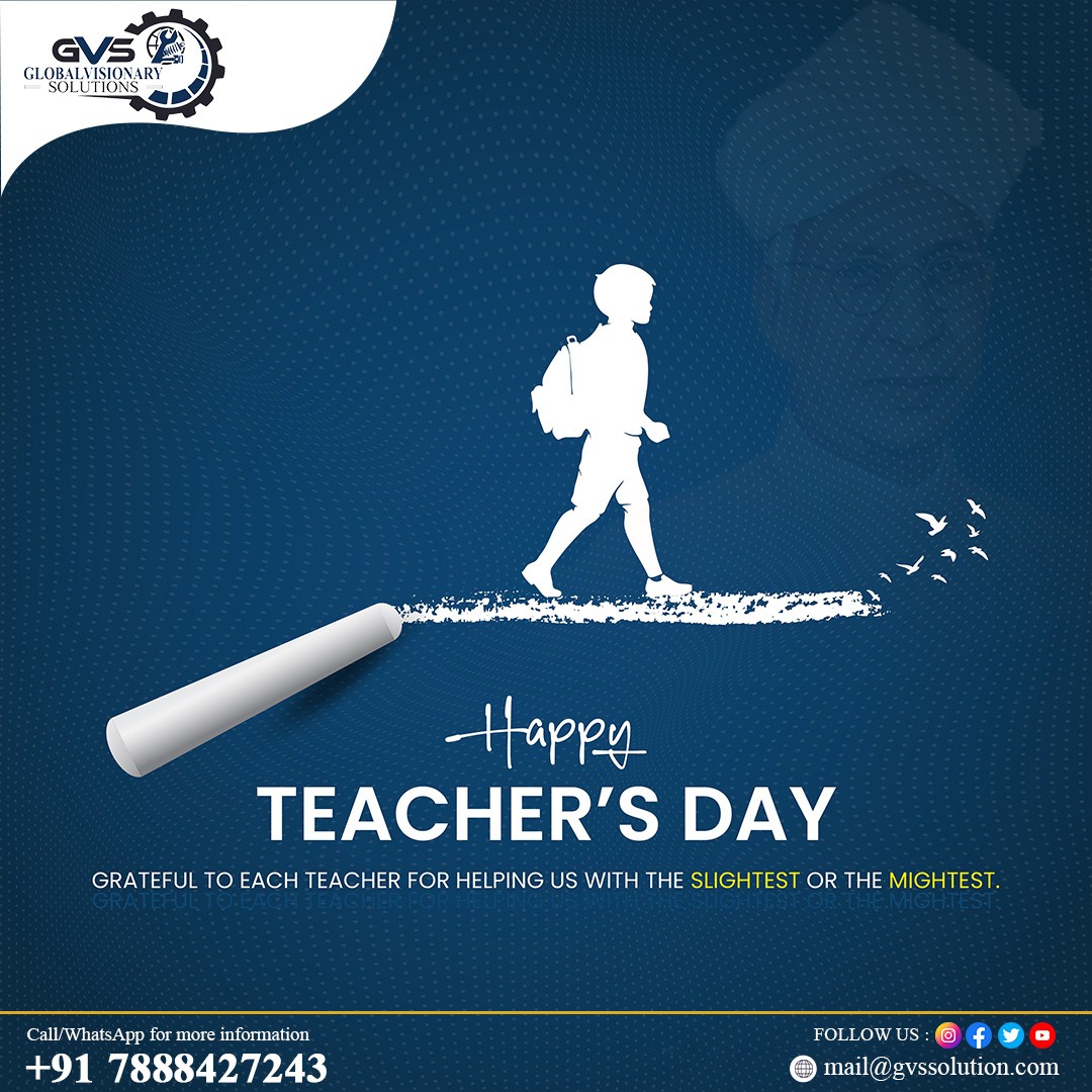 gvssolution's tweet image. &quot;Happy Teachers&apos; Day! Your guidance and wisdom have made a lasting impact on our lives.&quot;
@gvssolution
gvssolution.com
.
.
.
.
#teachersdaycelebration  #teacherlife  #inspiration #teachersday2024