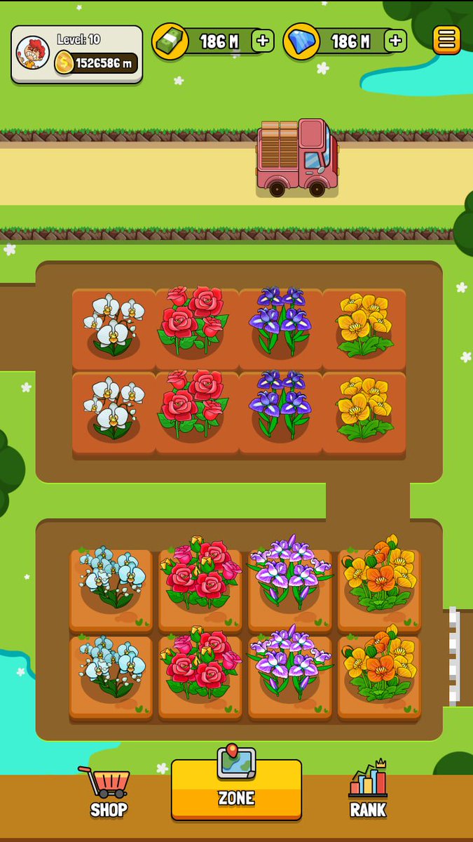 Has your garden grown a lot of flowers yet?! 
💐🌷🌹🌺🌸🌼

Hint: Grow flowers and earn something, sounds great right?!

#chickcoop #TON