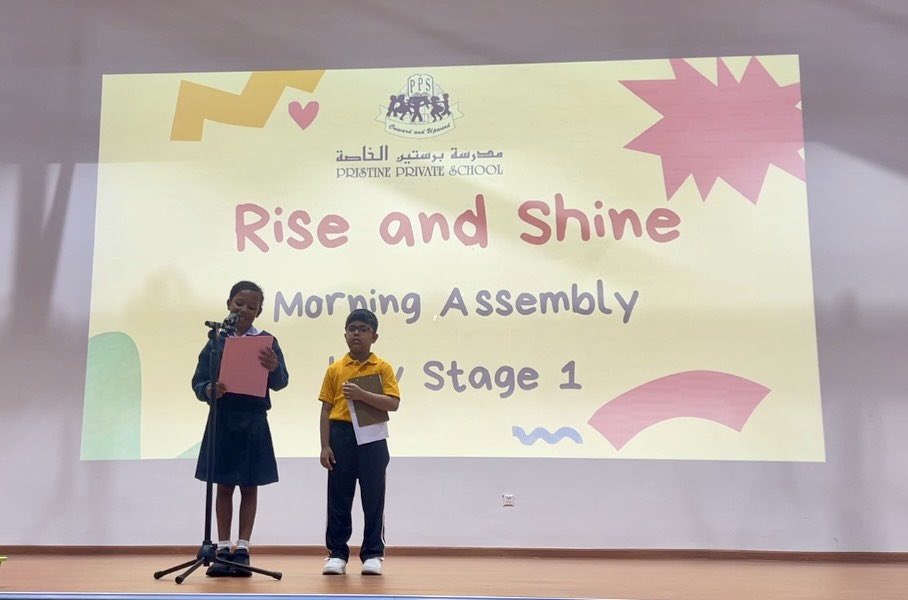 PristineSchool's tweet image. ✨ #RiseAndShine, KS1! 🌞 What a great start to our morning assemblies after an exciting Back to School week! 🌟 The energy, enthusiasm, and happiness of our young Pristinians are just amazing! Here's to more fun, learning, and growing together! 🚀 #FirstAssembly  #NewBeginnings