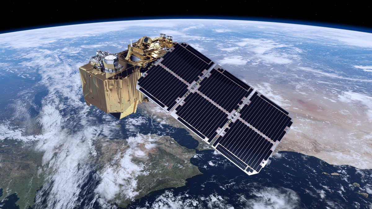 emilio_cozzi's tweet photo. Con le sue due controparti, #Sentinel2A e B, costituirà una costellazione in grado di fornire immagini ad alta risoluzione per un vasto numero di applicazioni, compreso il monitoraggio del suolo, dell’acqua e dell’atmosfera.
2/3 https://t.co/9CPjqYLv0r