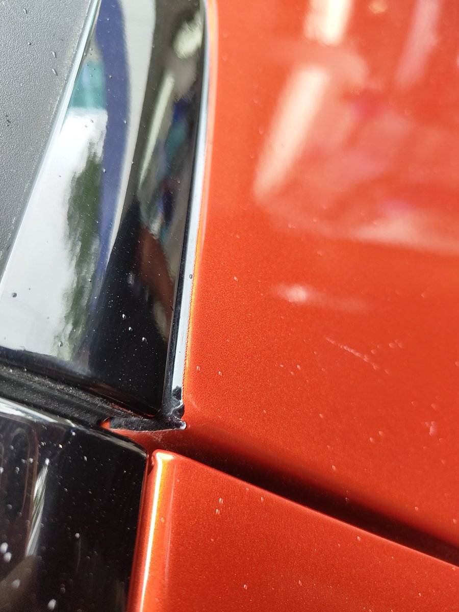 Maverick3887's tweet photo. @GlobalNCAP @TataMotors Safer choice? With full of all the possible QC issues like uneven panel gaps, rusting, poor paint finish, damages in factory new cars came for PDI. I cancelled my safer choice order after 2 miserably failed PDIs, take a look. Safety ka kya achar dalu?
#stopfooling NO #TATAmotors https://t.co/E4jG6DLmSp