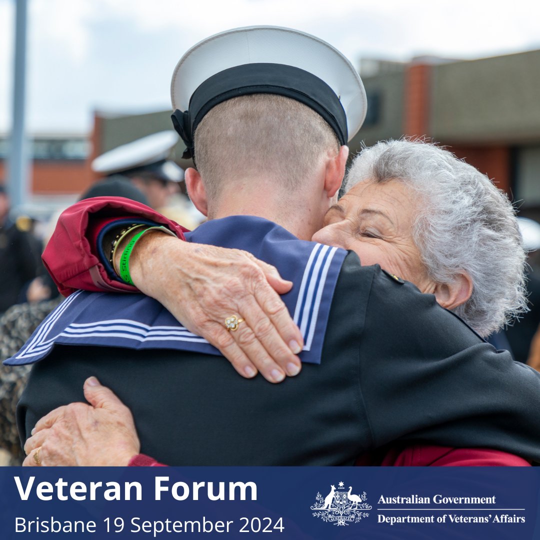 Australian Department of Veterans' Affairs (@dvaaus) on Twitter photo On 19 September 2024, the Minister for Veterans’ Affairs <a href="/mattkeogh/">Matt Keogh MP</a> will host a Veteran Forum in Brisbane. Register here: dva.gov.au/about/engageme… On 19 September 2024, the Minister for Veterans’ Affairs <a href="/mattkeogh/">Matt Keogh MP</a> will host a Veteran Forum in Brisbane. Register here: dva.gov.au/about/engageme…
