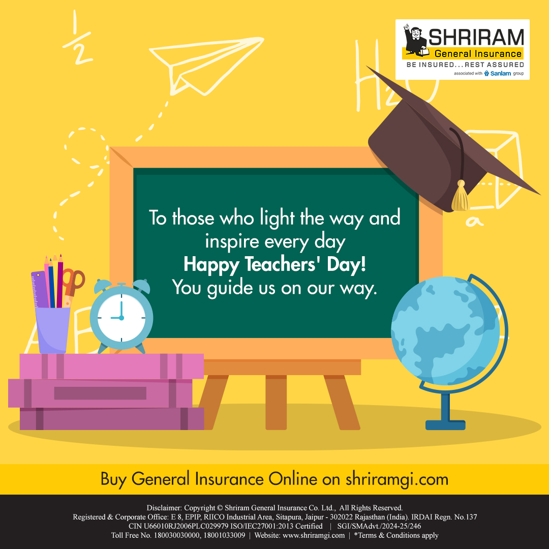 Shriram_GI on X: “To those who light the way and inspire every day