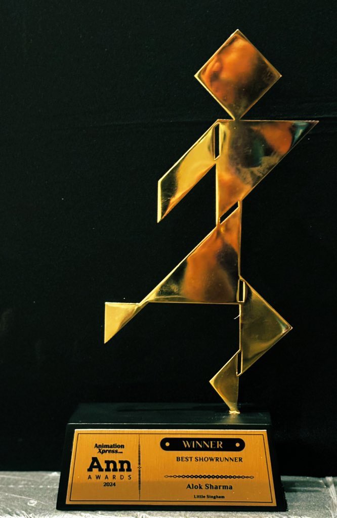 toonfactory's tweet image. This happened last night! ANN Awards - Best Showrunner of the Year! 
ANN are India’s largest awards dedicated to various aspects of animation.
#AVGCXR #Animation @AnimationXpress #Gratitude