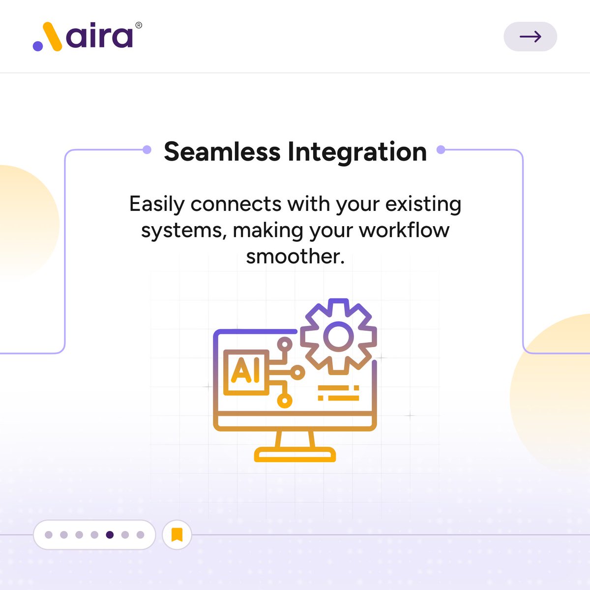 Aira_RPA's tweet photo. Unlock seamless customer interactions with the AIRA Chatbot—your intelligent assistant for faster responses, 24/7 support, and enhanced user experience. Automate the future of customer service today! 🤖💬 

#AIRAChatbot #IntelligentAutomation #CustomerService #AI #Automation https://t.co/CZEzirJqMI