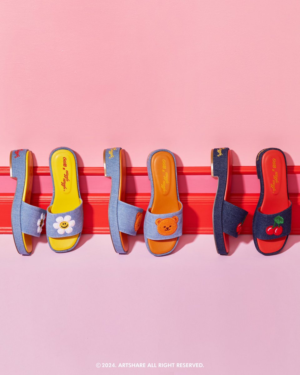 O&amp;B x WIGGLE WIGGLE 🐻✨🍒ความน่ารักโคจรกลับมาเจอกันอีกครั้ง O&amp;BxWIGGLE WIGGLE 2024 ที่จะกลับมาบูสความสดชื่นสดใสให้กับทุกคน!

พรีวิวรุ่นแรก JOYFUL PLATFORM SANDALS รองเท้าแตะเสริมแต่งลายปักคาแรคเตอร์3 สี

Available on 10 Sep 24 | 10AM

#oandb  #wigglewiggle #oandbxwigglewiggle