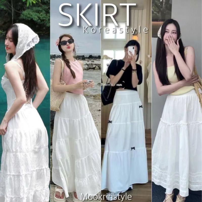 🍑Mookrinstyle🍑กระโปรงสีพื้น ใส่ไปทะเล ไปเที่ยว คาเฟ่ โทนมินิมอลน่ารักมาก เอวยางยืดใส่สบาย ในราคา ฿159 - ฿249 ที่ Shopee s.shopee.co.th/AKHYl8ABR1?sha…