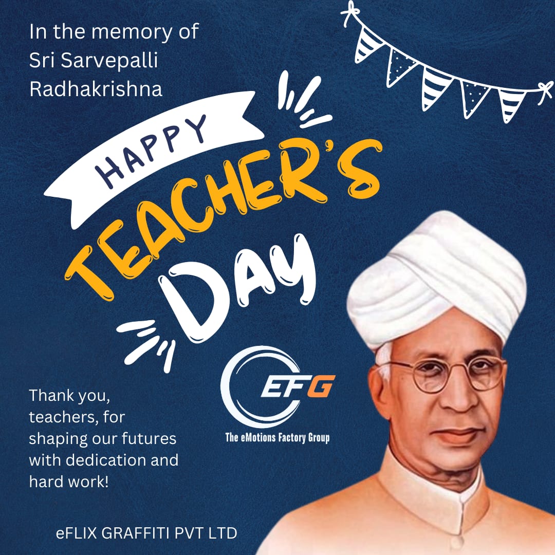 Behind every great mind is a great teacher. Today, we celebrate the dedication and love that teachers bring to their classrooms every day. Happy Teachers' Day! 🌟📖 #CelebratingTeachers #happyteachersday