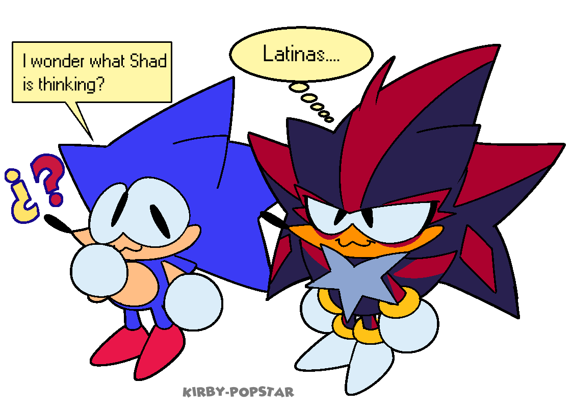 Kirby_Popstar_'s tweet photo. Sonk and Shad XD https://t.co/k9xsTL6iWc
