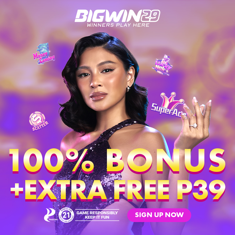 BIGWIN29_ph's tweet photo. Nadine Lustre is giving away 100% BONUS + EXTRA FREE P39! 👑🎁💵 

Doble ang saya, doble ang panalo! Mag-deposit ka lang and get 100% + may extra P39 pa!

Sign up now at maging BIG TIME winner!

#BIGWIN29 #WinnersPlayHere #BigWin29xNadineLustre #BigWinnerNadineSiya
