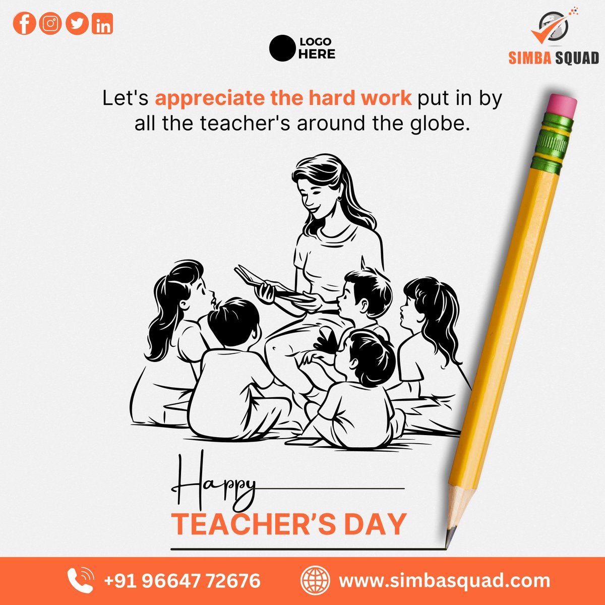 Simba_SquadTeam's tweet photo. Happy Teacher's Day to all the teachers who inspire, educate, and make a difference!

#TeacherAppreciation #ThankATeacher #Teachers #Educators #Education #WorldTeachersDay #TeachersDay #TeacherAppreciation #ThankATeacher #Education #School #TeacherLife #Teaching #Educator https://t.co/uINGrTTtdy