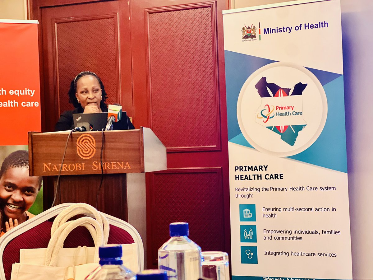 MOH_Kenya's tweet image. Happening Now: Kenya is advancing towards universal health coverage (UHC) by focusing on primary healthcare (PHC) as a key strategy. The Ministry of Health is currently disseminating the Primary Health Care Assessment Report. In collaboration with PATH Kenya and other partners,…