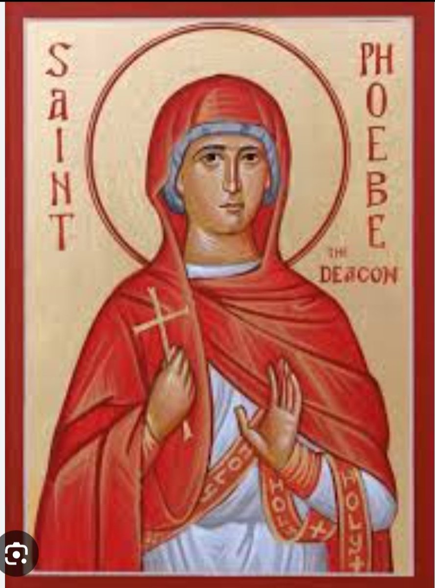 En el mes de santa Febe, nuestra sacerdotisa, obispa, presbítera..(Rom 16, 1-2)Nos preguntamos ¿quién cometió el sacrilegio de silenciar la evidencia?¡¡Nunca más!! #hastaquelaigualdadsehagacostumbre