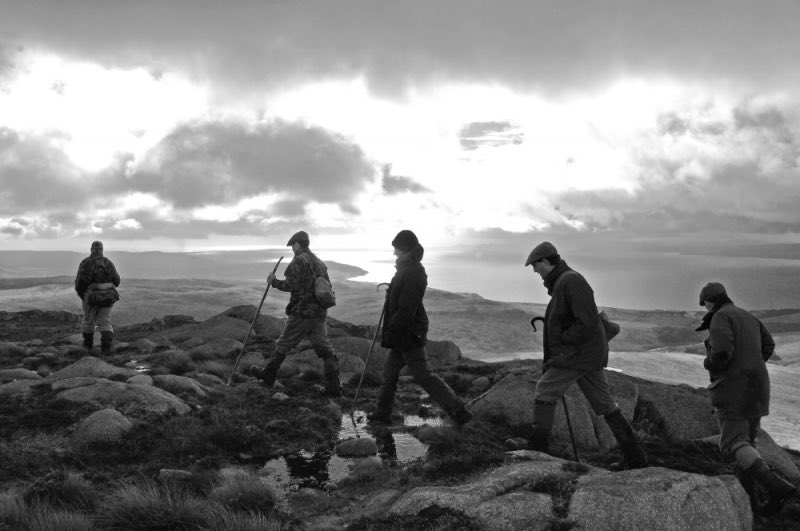 Stalking Party, Dougarie, Scotland- photo by Glyn Satterley