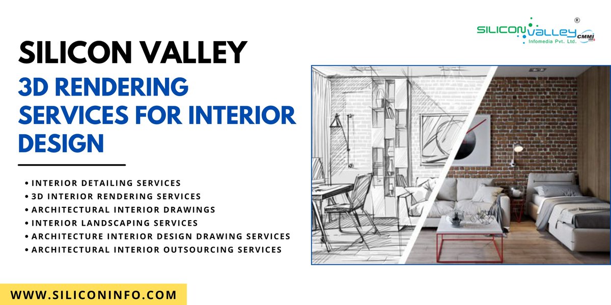 silicon_ltd's tweet photo. Bring your interior concepts to life with Silicon Valley's 3D Rendering Services! From stunning visualizations to interactive walkthroughs, we create immersive experiences that elevate your projects. #InteriorDesignDrawings #ArchitecturalInteriors
🌐 https://t.co/jgX9AUTANu https://t.co/ovRJDewUGN