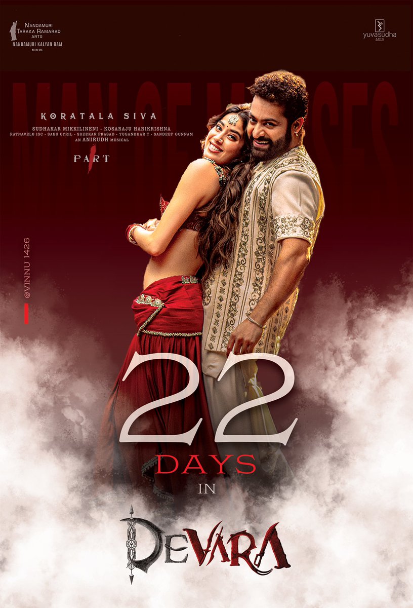 vinnu1426's tweet photo. 22 Days to go for complete fry piece biriyani..🔥🔥🔥🔥
@DevaraMovie @tarak9999
#DevaraFromSep27th #DevaraThirdSingle #DEVARAT360 #DevaraStorm https://t.co/s2xXcTISrv