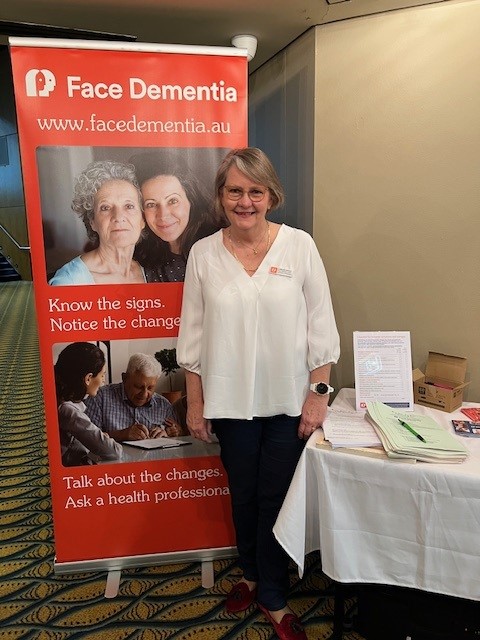 Face Dementia was at the Anglicare We Matter forum today at Blacktown Workers. Meredith met up with her old office buddy, Dr Suraj Samtani from <a href="/CHeBA_UNSW/">UNSW Centre for Healthy Brain Ageing (CHeBA)</a> who researches the importance of social connections for brain health! 
#DementiaAwarenessmonth
#dementiaawareness