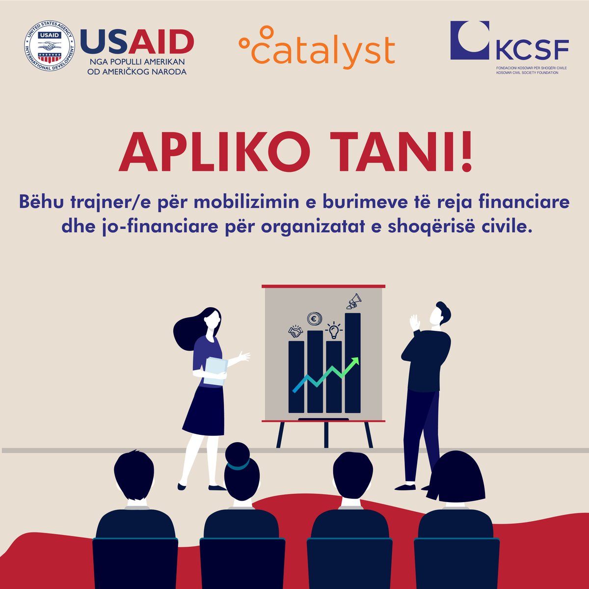 🔗 Të gjitha detajet dhe linkun për aplikim i gjeni në vegëzën: tinyurl.com/AplikimiToT

⌛️ Afati i fundit për aplikim: 𝟏𝟑 𝐬𝐡𝐭𝐚𝐭𝐨𝐫 𝟐𝟎𝟐𝟒, 𝐧𝐞̈ 𝐨𝐫𝐚 𝟏𝟏:𝟎𝟎.