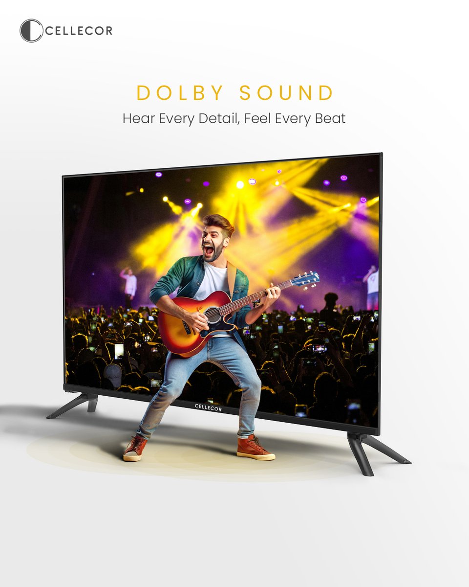 cellecorgadgets's tweet photo. When your Cellecor Smart TV’s Dolby sound is so immersive, you’ll start checking for popcorn on the couch like you’re at the movies. 🍿🎥
#cellecor #cellecorgadgets #cellecorsmartv #dolbysound https://t.co/NuSBdA7CuY