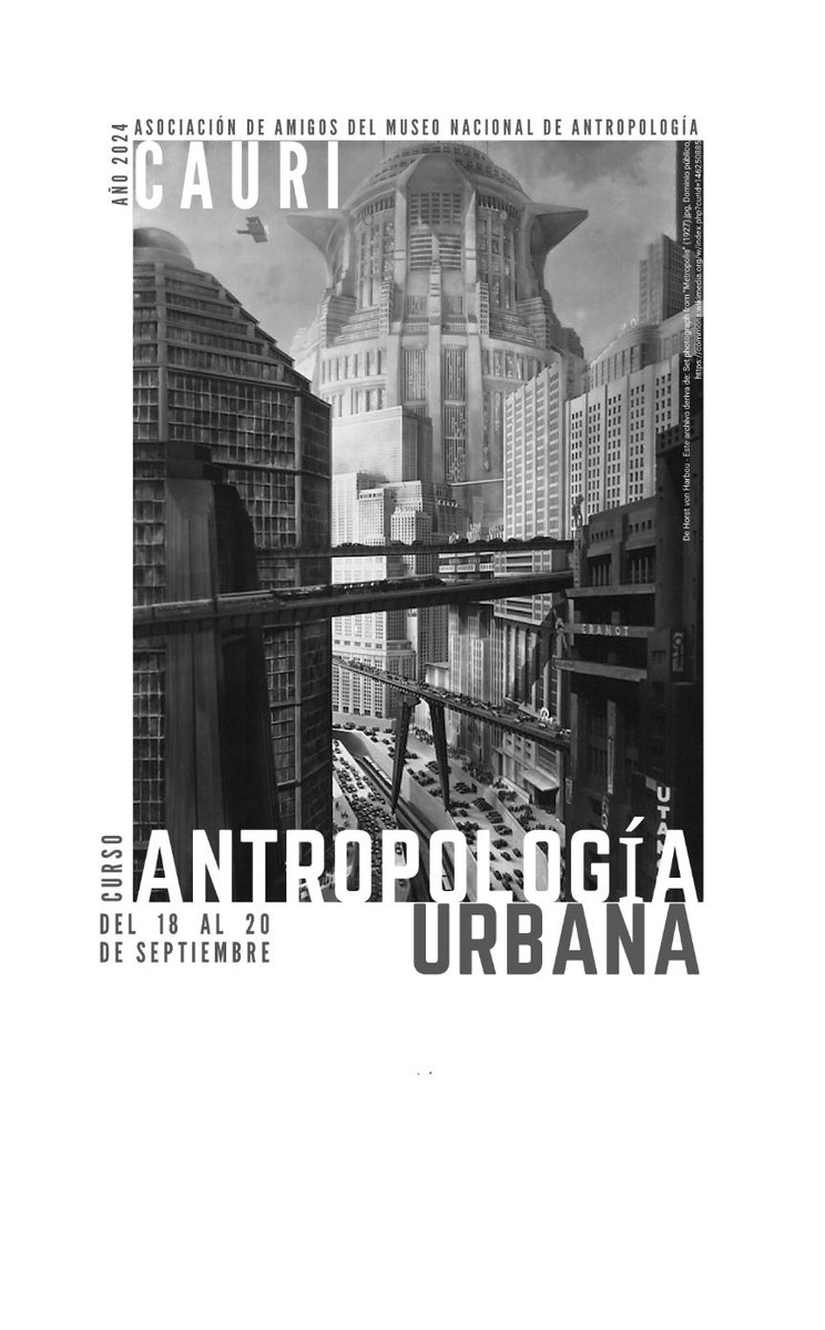 Este mes se celebra el curso anual del #MNA y la Asociación de Amigos del Museo, Cauri 🤓
📅 Del 18 al 20 de septiembre.
💶 20€ para estudiantes, socixs de Cauri y desempleadxs y 35€ para el resto de personas.
👉 Aquí toda la info ☺️: cultura.gob.es/mnantropologia…

<a href="/culturagob/">Ministerio de Cultura</a>