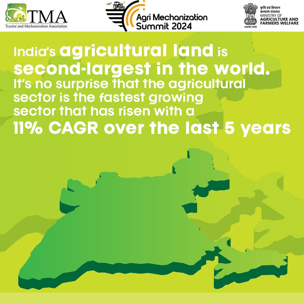 TMA4India's tweet photo. Join us at the TMA Agri Mechanization Summit 2024 to discuss various initiatives aimed at empowering India’s agriculture sector. Register here : https://t.co/wzjep37pvc https://t.co/qSw8RuVQtb