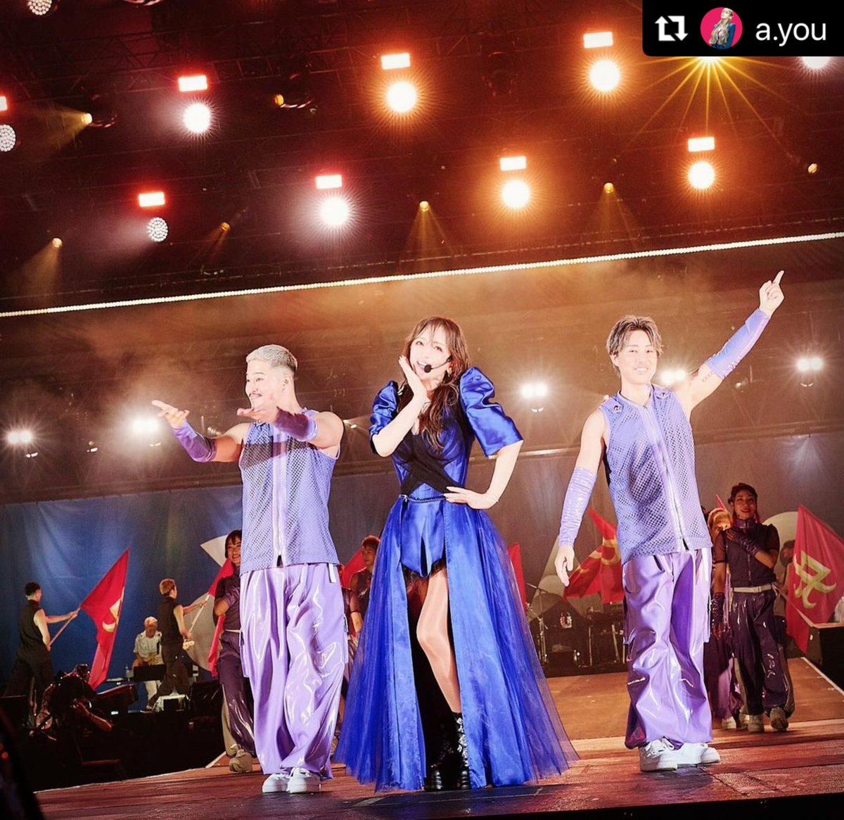 hirosumi_saito's tweet photo. #浜崎あゆみ
#ayumihamasaki #ayu
a-nation 2024(エーネーション)
2024.9.1(日)東京・味の素スタジアム
#ayusummer
スタイリスト: #伊藤景 @abfabkei
衣装製作: #MOYAN(岡本美和子) × #村田菜穂 (nju) × Woora Front スタッフ
衣装デザイン: #齋藤ヒロスミ
costume design :#hirosumisaito
Aダンサーズ衣装
スタイリスト: #本田裕子
衣装デザイン: #齋藤ヒロスミ
#衣装デザイン #衣装製作 #衣装 #コスチューム
#costumedesign #costumemaking #costume