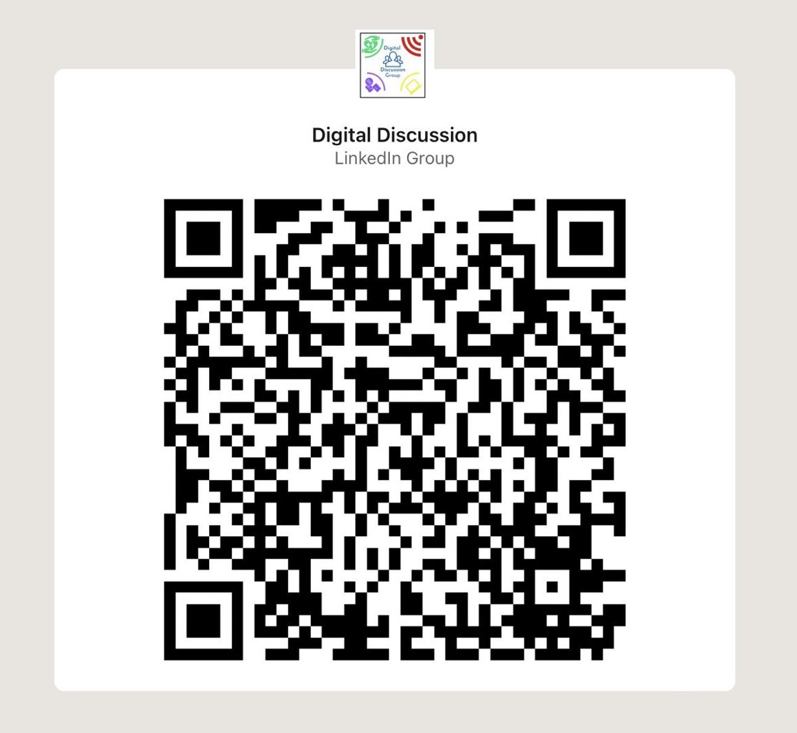 The Digital Discussion Group is now on LinkedIn, please come join us
