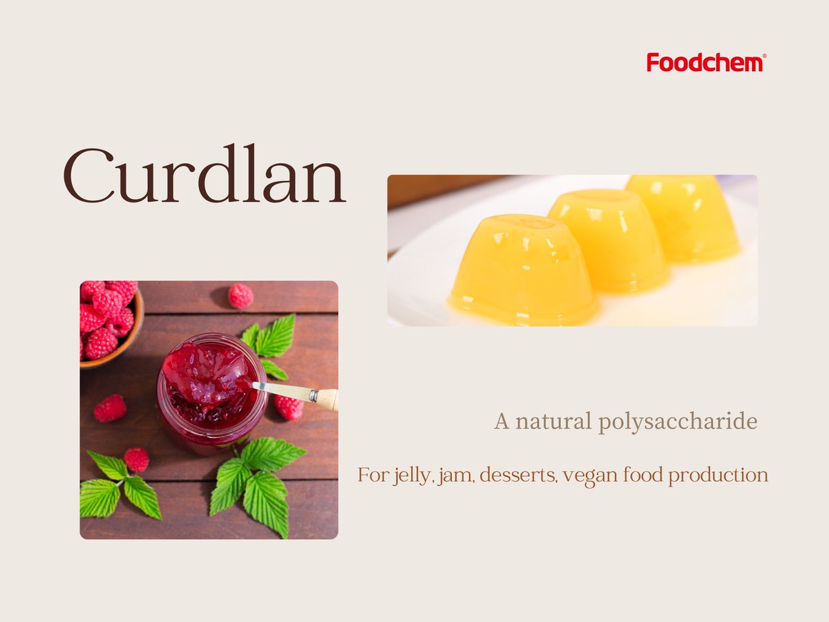 Foodchemcn's tweet image. 2/2
particularly valued in low-calorie and high-protein food formulations. #Curdlan #FoodAdditive #GellingAgent #FoodIndustry
