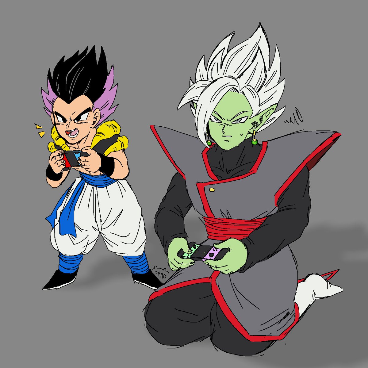 mariokart…….gotenks gave him the joycons with horrendous drift