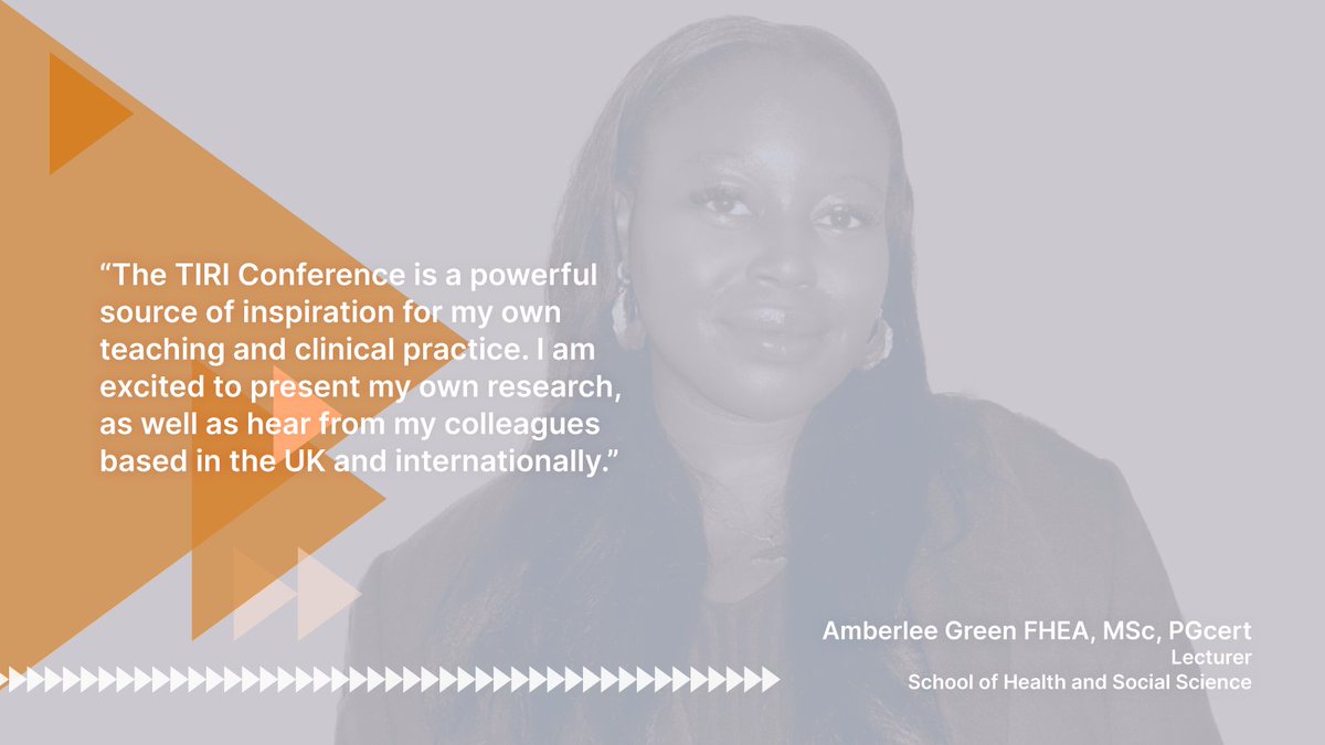 ✨ Last but not least, here is the third of three speakers representing RCL at the 2024 TIRI Conference – Amberlee Green, a lecturer within our School of Health and Sports Science! Read more: i.mtr.cool/vdlvvfabfv

#Conference