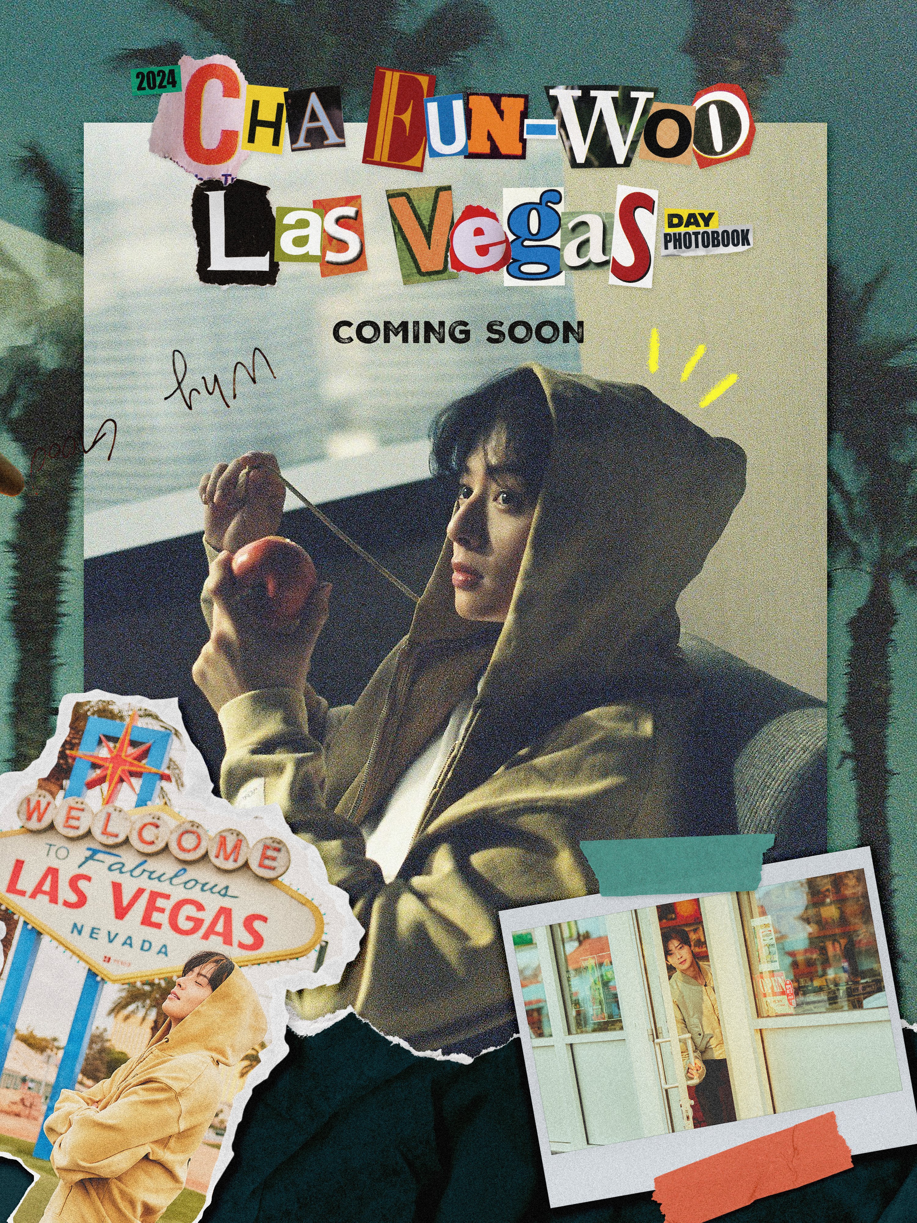 CHA EUN-WOO(チャウヌ)Las Vegas フォトブックセット ASTRO CHA EUN WOO - LAS VEGAS OFFICIAL PHOTOBOOK